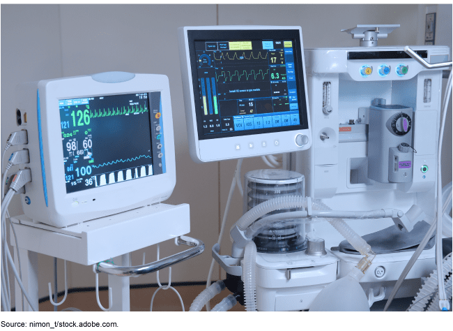 heart monitors with digital screens